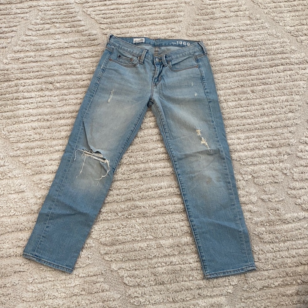 ⭐️ BOGO ⭐️ Gap Sexy Boyfriend Jeans Sz 25 P